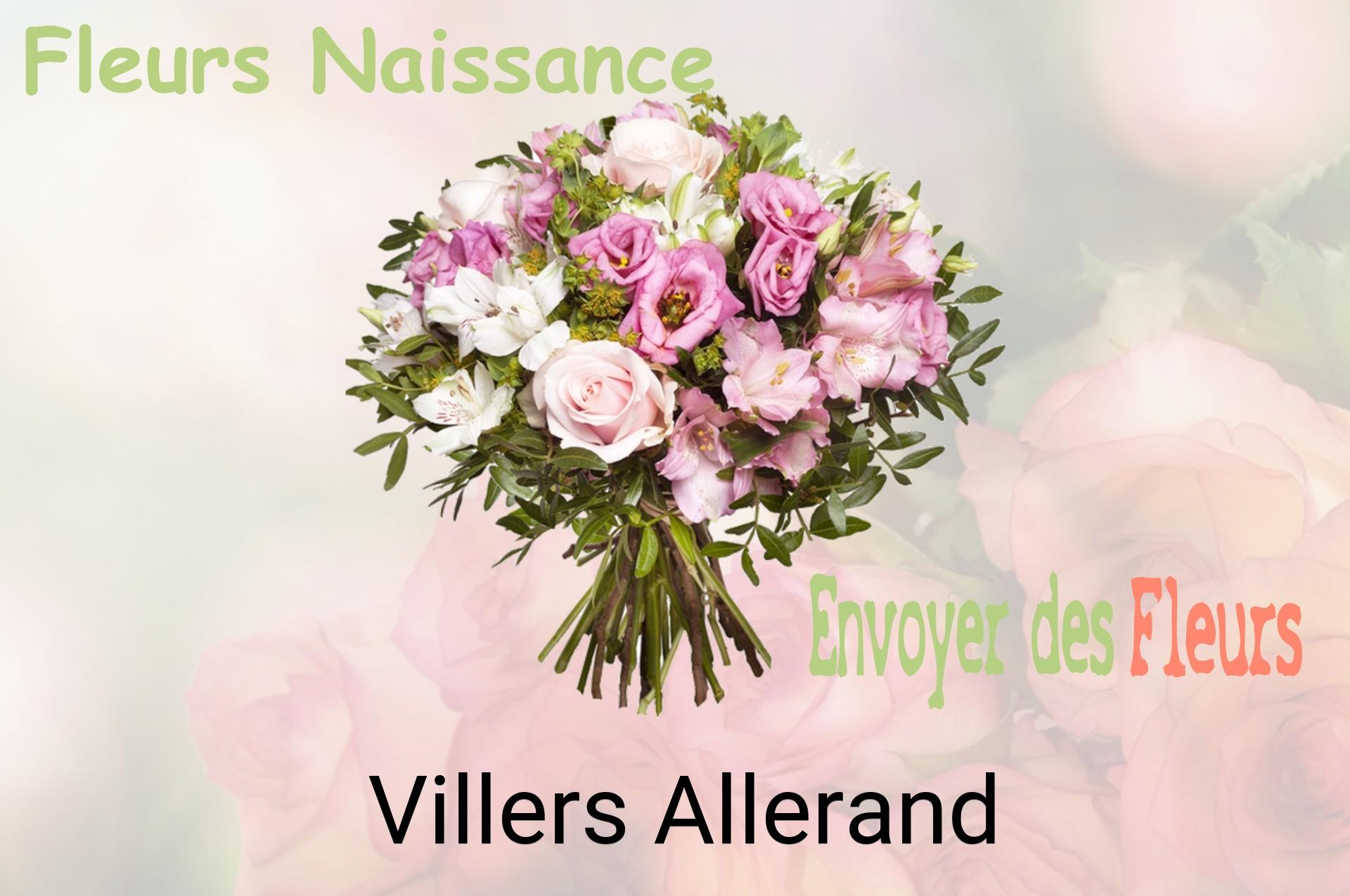 Bouquet de fleurs de naissance livré à Villers-Allerand