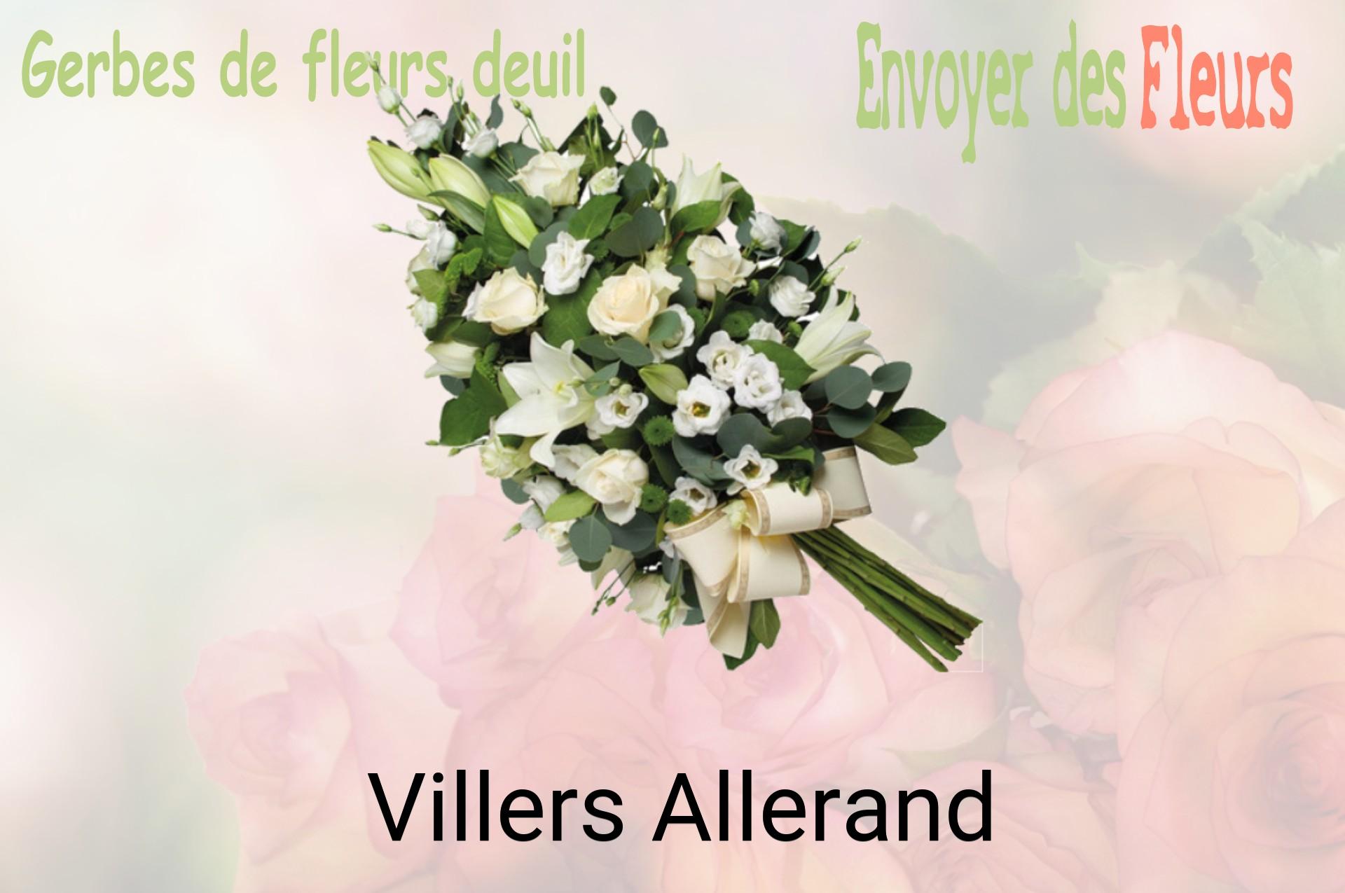Gerbe de fleurs de deuil livrée à Villers-Allerand